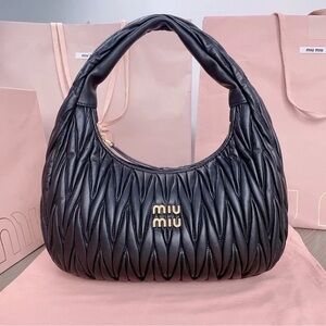 Miu Miu Arcadie Matelassé Nappa handBag